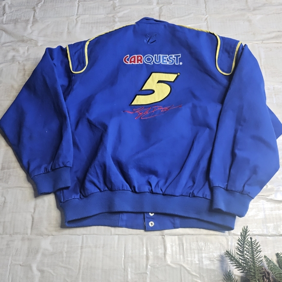 Nascar Blue and Yellow Racing Jacket - Picture 6 of 6